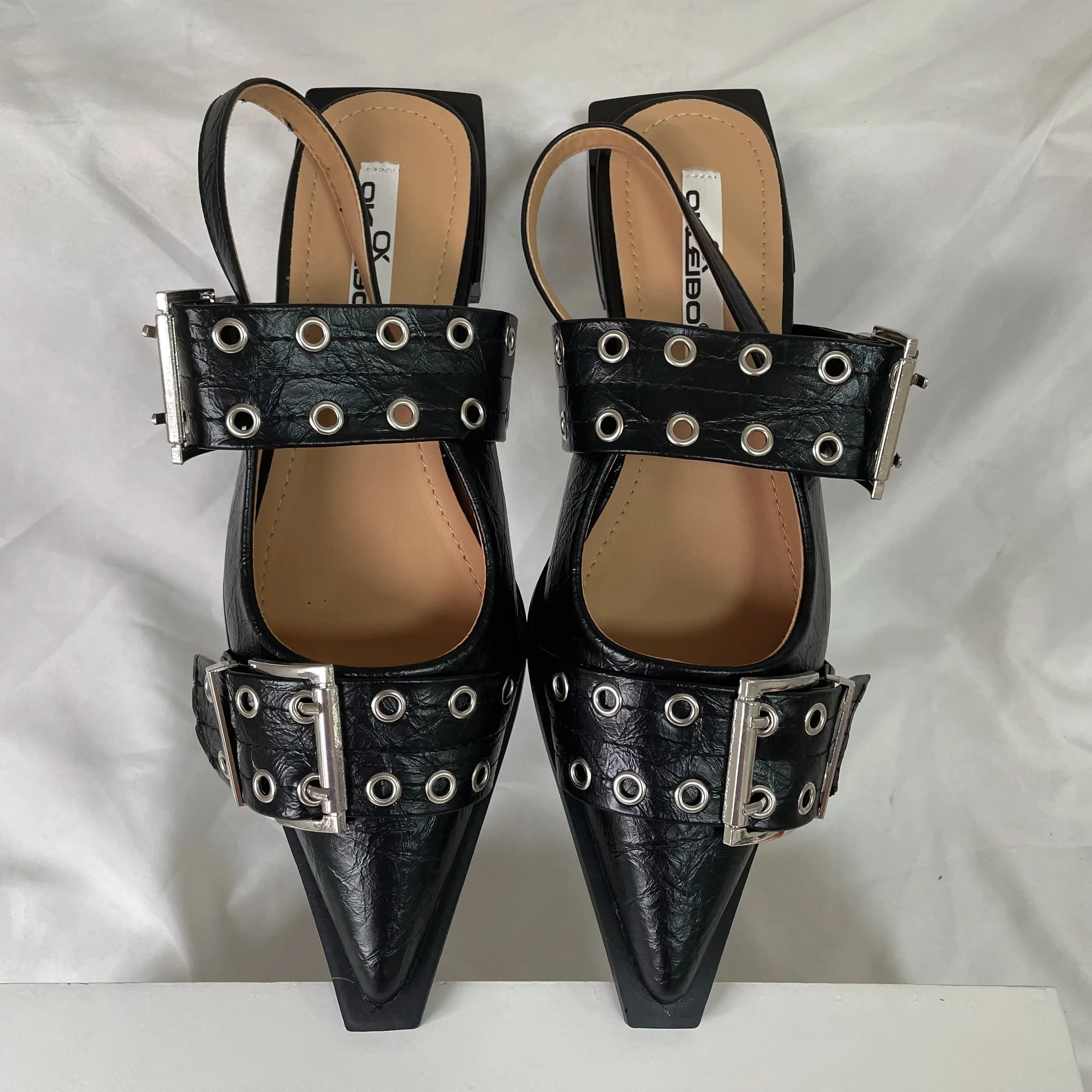 Women's Pointed Toe Slingback Flats