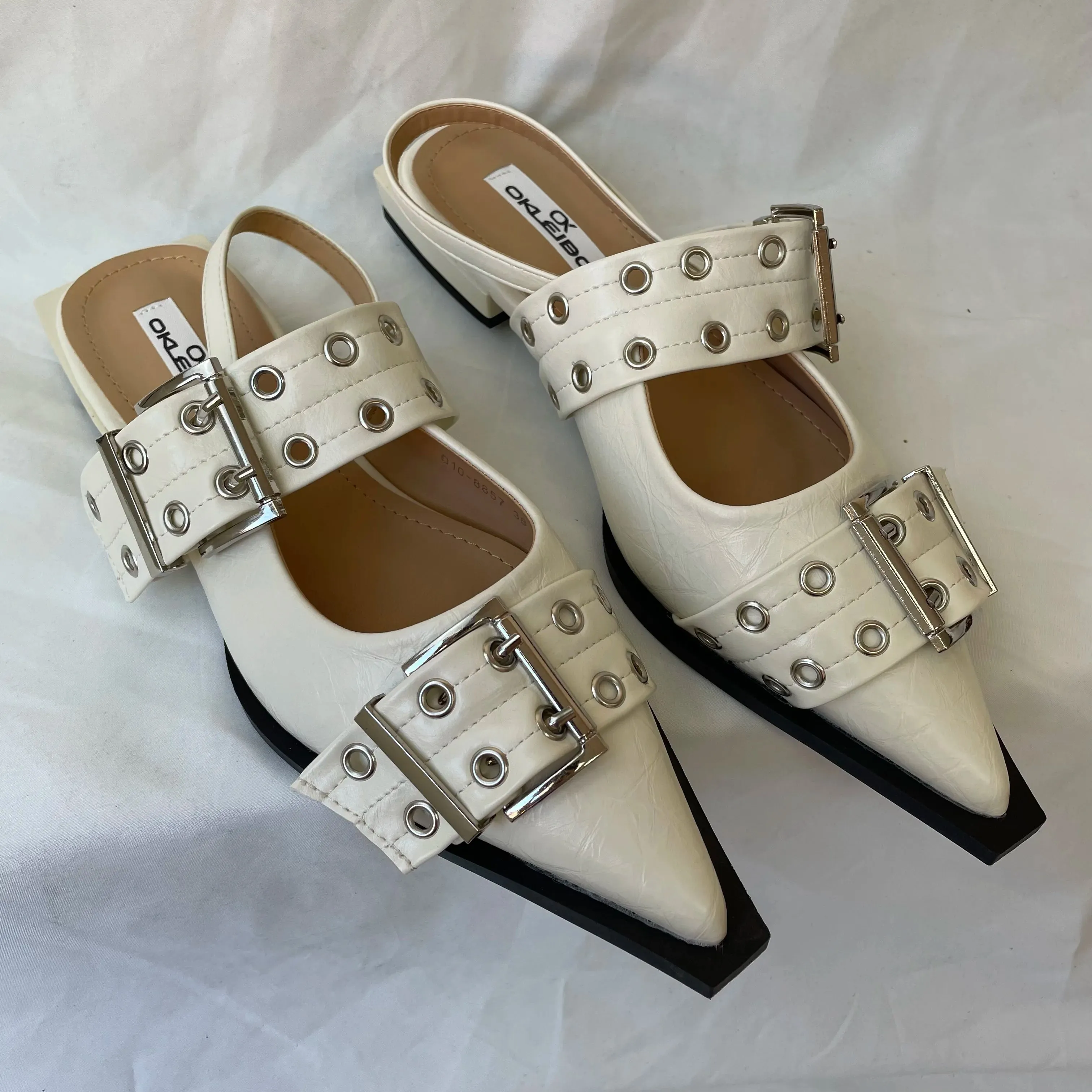 Women's Pointed Toe Slingback Flats