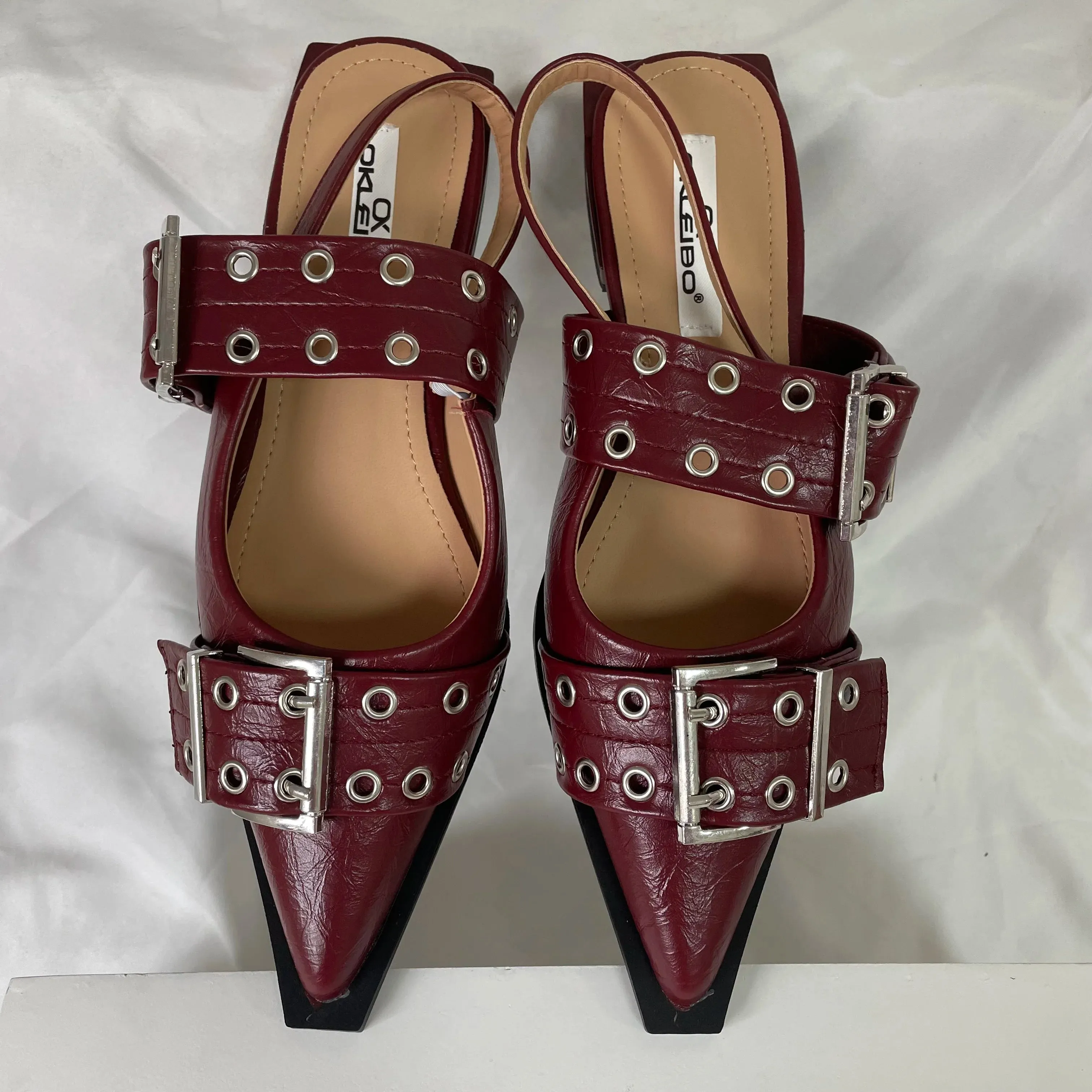 Women's Pointed Toe Slingback Flats